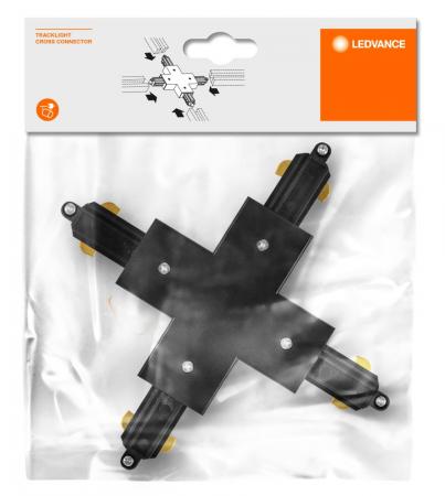 Ledvance 1-Phasen Schiene Tracklight Cross Connector Schwarz